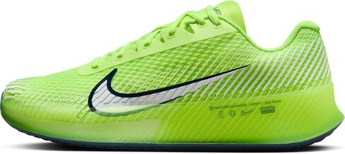 NikeCourt Air Zoom Vapor 11 Premium Men's Hard Court Tennis Shoes (FJ2055-001, Phantom/Stadium Green/Barely Volt) Size 10.5 in Kuwait