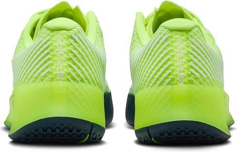 NikeCourt Air Zoom Vapor 11 Premium Men's Hard Court Tennis Shoes (FJ2055-001, Phantom/Stadium Green/Barely Volt) Size 10.5 in Kuwait