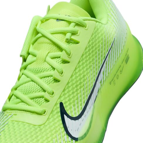 NikeCourt Air Zoom Vapor 11 Premium Men's Hard Court Tennis Shoes (FJ2055-001, Phantom/Stadium Green/Barely Volt) Size 10.5 in Kuwait