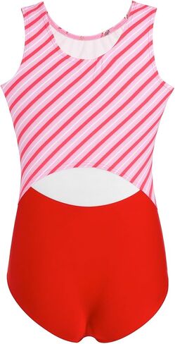 Destira Christmas Gymnastics Leotards for Girls, Ms. Claus, Super Soft Leotards with Matching Scrunchie - Dance, Cheer, Yoga, & More, Adult X-Small in Saudi Arabia