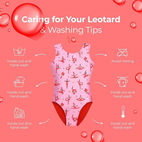 Destira Christmas Gymnastics Leotards for Girls, Ms. Claus, Super Soft Leotards with Matching Scrunchie - Dance, Cheer, Yoga, & More, Adult X-Small in Saudi Arabia