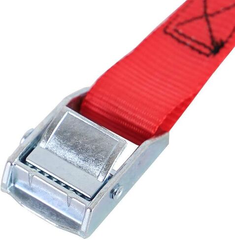 XSTRAP Standard Cam Lock Buckle 6pk 8ft 8ft PowerSports Tie-Roys Black Lashing Straps ، يأتي مع حقيبة رباط ، لتأمين الشحن ، الأمتعة ، قوارب الكاياك in Kuwait