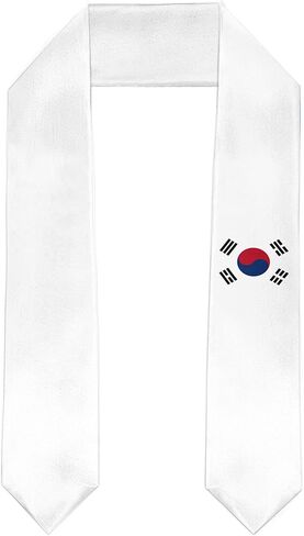 South Sudan Flag Graduation Stole Satin Stole Scarf for Study Aboard International Students 72" Length in Saudi Arabia