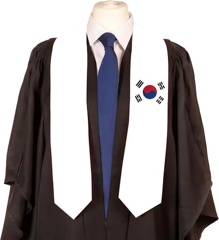 South Sudan Flag Graduation Stole Satin Stole Scarf for Study Aboard International Students 72" Length in Saudi Arabia