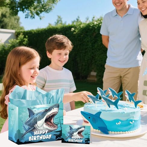 Axolotl Birthday Gift Bag - Happy Birthday Party Decorations for Women Girls, Pink Party Favor Wrapping Bag with Handle Tissue Paper Greeting Card, Salamander Theme Decorations Supplies in Kuwait