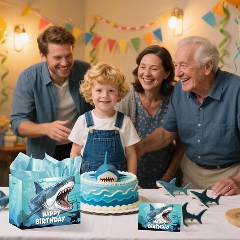 Axolotl Birthday Gift Bag - Happy Birthday Party Decorations for Women Girls, Pink Party Favor Wrapping Bag with Handle Tissue Paper Greeting Card, Salamander Theme Decorations Supplies in Kuwait