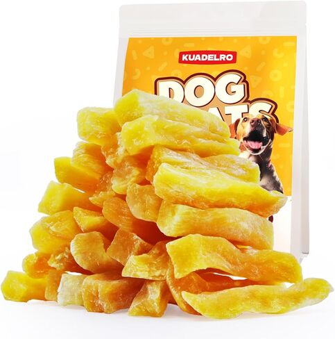 Sweet Potato Dog Treats, Healthy Natural Training Treats for Dog Snacks Soft Dog Chews Low Fat Dog Treats for Small Medium Large Dogs 10.54oz in Kuwait