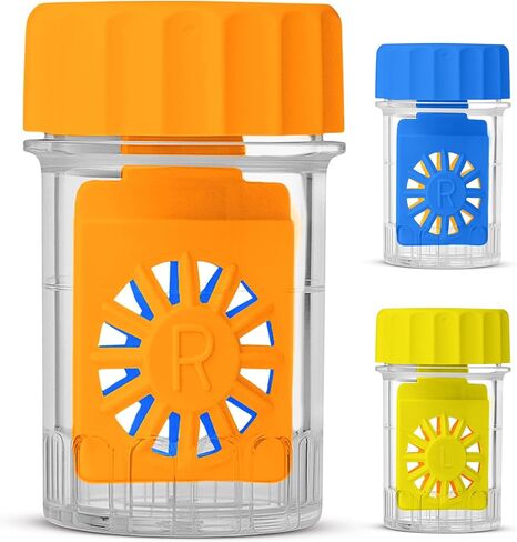 Color Contact Lens Barrel Cases, Contact Lens Washer Cleaner Contact Lens Case, Lens Cleaning Container for Everyday Use, Contact Lens With Lightweight and variant Colors Cases | 10 Pieces in Saudi Arabia