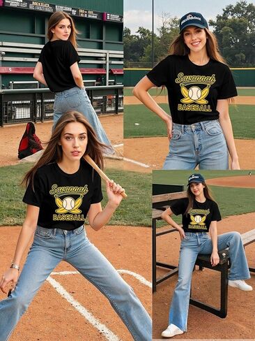 Baseball Shirt Baseball Player T-Shirts Team Women Baseball Mama Tee Funny Baseball Fan Short Sleeve Top in Saudi Arabia