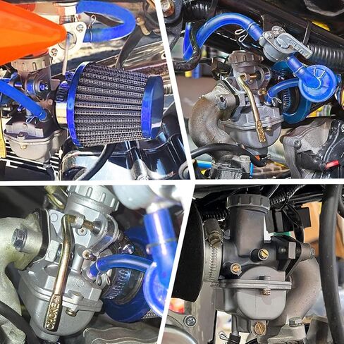 PZ20 Carb Carburetor Air filter Kit for 50cc 70cc 90cc 110cc 125cc Tao tao 110B Coolster Apollo Kazuma Baja Chinese Quad Kids ATV Four Wheeler XR70 XR80 CRF70 CRF80F Dirt Pit bike Parts Red in Saudi Arabia