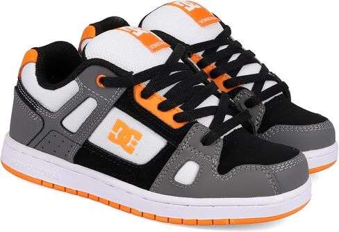 DC Shoes Stag Skate Shoe, Black/White/Blue, 6 US Unisex Big Kid in Saudi Arabia