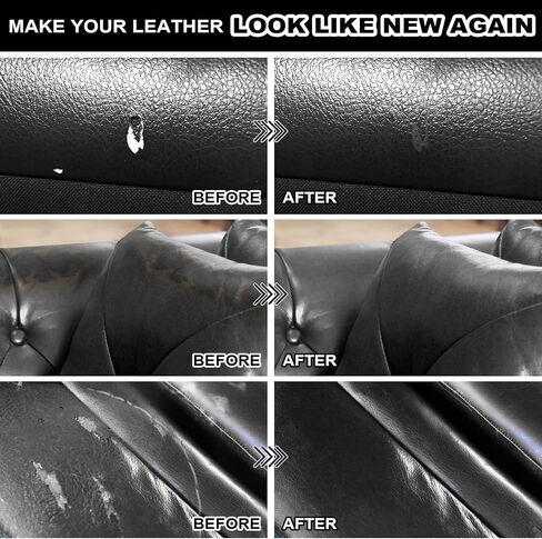 STARTSO WORLD Cream Leather Repair Kit for Furniture, Leather & Vinyl Repair kit for Car Interior, Couches, Car Seat, Jacket, Sofa, Boat or and Purse, Restores Faux, Artificial, Genuine Pleather in Saudi Arabia