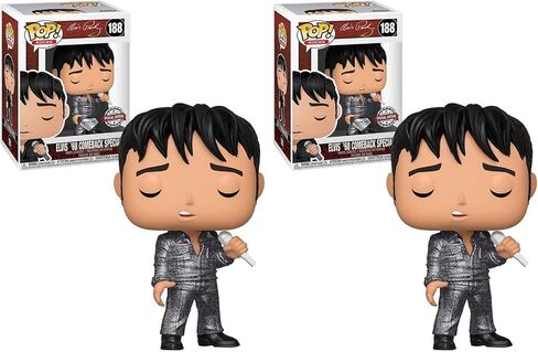 Elvis Presley 1968 Comeback Special Diamond Glitter Pop! Vinyl Figure in Saudi Arabia