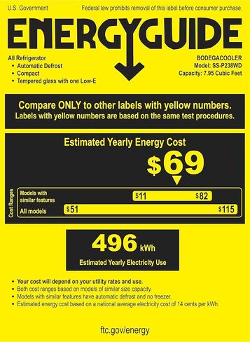 Bodegacooler Beverage Beverage Beverage ، 12.5 Cu. ثلاجة تاجر تجاري سوداء سوداء ، أرفف مصباح LED/قابلة للتعديل ، ثلاجة عرض كبيرة مستقيمة للمطبخ/المكتب/المنزل/المرآب. in Kuwait