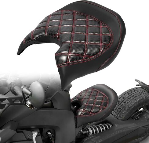 Driver Seat w/Thick Cushion For Can Am Ryker 600 900 Sport Rally Edition 2019-2025 Ryker Seat Accessories(Part#219400795)(Diamond Black Stitches) in Kuwait