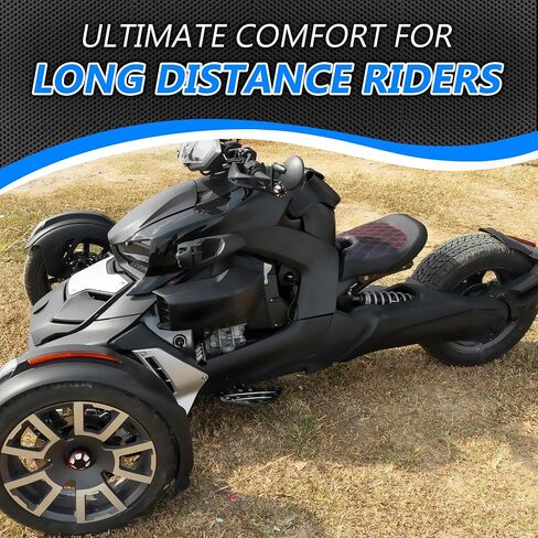 Driver Seat w/Thick Cushion For Can Am Ryker 600 900 Sport Rally Edition 2019-2025 Ryker Seat Accessories(Part#219400795)(Diamond Black Stitches) in Kuwait