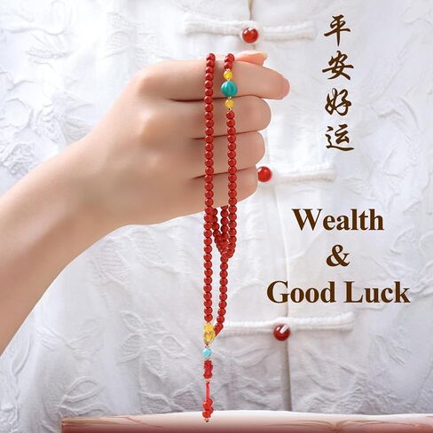 Chinese Feng Shui Good Luck and Wealth Bracelet for Men Women Red Cinnabar Bead,Lucky Bracelets Used to Bring wealth,Success,Money,Attract Wealth Money Feng Shui Jewelry,Wealth and Lucky Protection Amulet Taisman in Kuwait