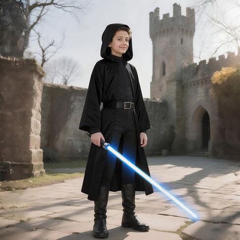 أطفال cosplay cloak مقنعين عباءة الأولاد فارس زي الهالوين in Kuwait