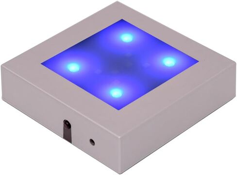 LED Light Base Lighted Base for Glass Art Light Stand Display Base Stand Colorful Lighted Square Stand Display Led Base for Crystal Artwork Party Decor in Saudi Arabia