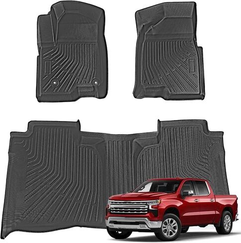 Floor Mats Car Mats Compatible with 2017-2024 Jeep Compass All Weather Floor Mat Floor Liner Waterproof Front & Rear Row Full Set Automotive Floor Mats for Cars Black in Saudi Arabia
