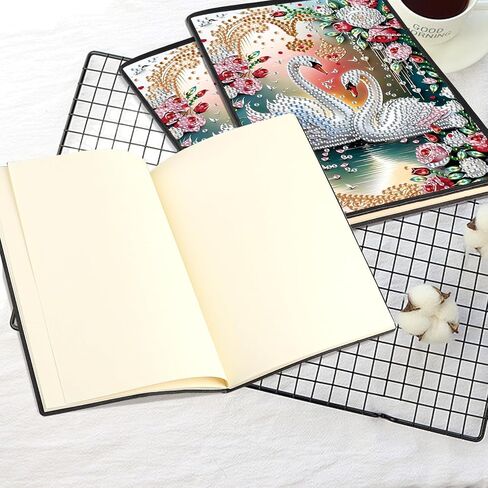 JISHSHAY Diamond Painting Notebook Diamond Art Journal Diamond Painting Accessories Blank Notebook Diamond Art Kits Aesthetic Notebooks Gem Art Journal Notebook Diamond Painting Kit Blank Book A5 Tree in Kuwait