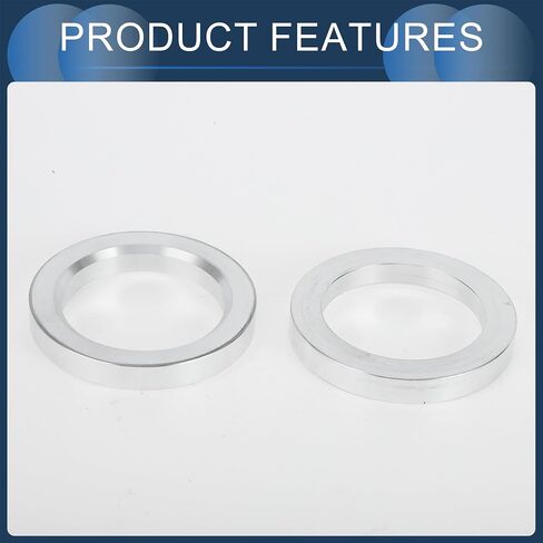 Hub Centric Rings, 66.6mm ID to 75.1mm OD Vehicle Wheel Hubrings Aluminum Alloy, 4 Pcs in Kuwait