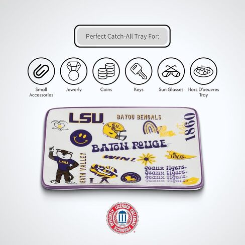 The Memory Company | Licensed NCAA Team Spirit Trinket Tray in Kuwait