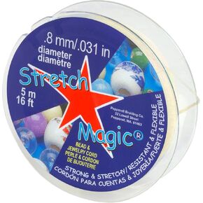 Stretch Magic Bead & Jewelry Cord .5mmX10m, Black 6 x 3.5 x 1 in Kuwait