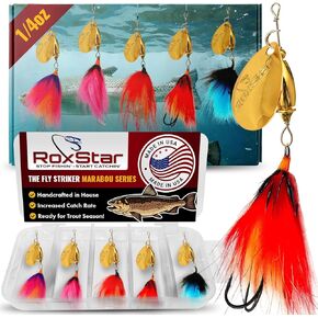RoxStar Fly Strikers BirdStone Series | Proven Nationwide to Out-Fish Any Trout Spinner | Hand-Crafted in The USA | Most Versatile Fishing Lure Ever! Trout, Bass, Panfish in Saudi Arabia
