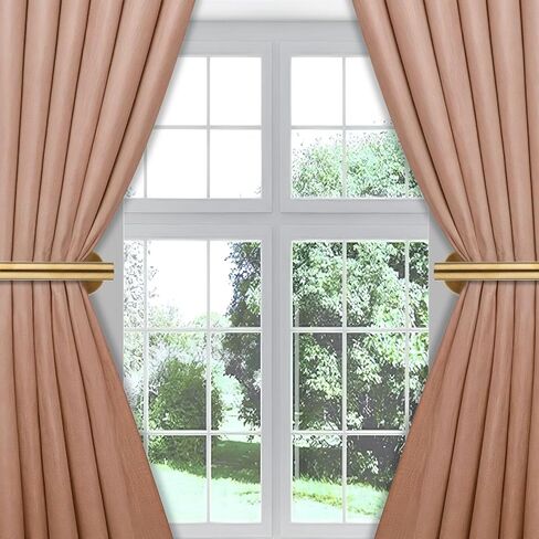 4 Pack Curtain Holdbacks, Metal Curtain Tiebacks, Screw Drilled Curtain Hooks, L-Shaped Curtain Hooks, Drilled Curtain Tiebacks for Home Office Decorative Curtains (Black) in Saudi Arabia
