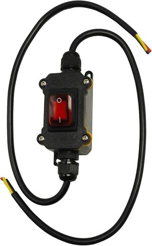 مفتاح DC 12V المضمن DC 12-24V ، مفاتيح الأسلاك الجانبية DPST DPST 25A مفتاح الطاقة المضمّن ، مفاتيح مضمّنة للماء IP67 للدراجة النارية والسيارات. (DC) in Saudi Arabia