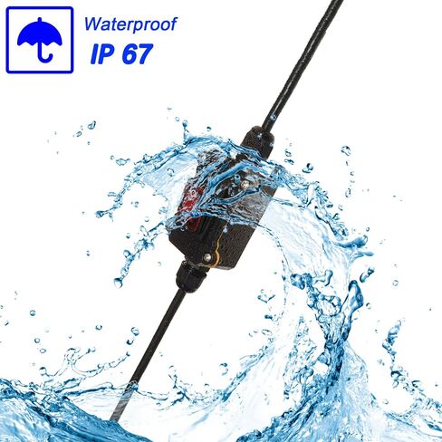 مفتاح DC 12V المضمن DC 12-24V ، مفاتيح الأسلاك الجانبية DPST DPST 25A مفتاح الطاقة المضمّن ، مفاتيح مضمّنة للماء IP67 للدراجة النارية والسيارات. (DC) in Saudi Arabia