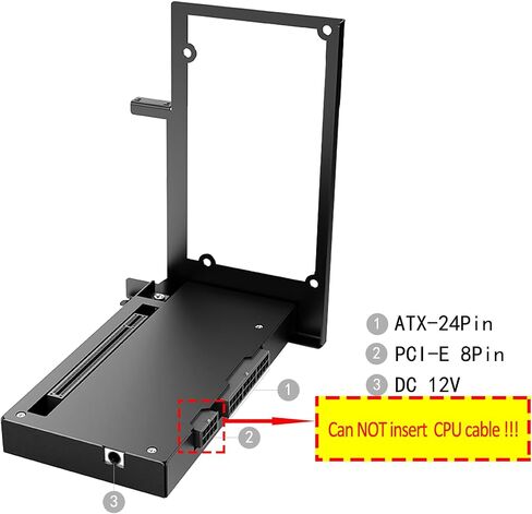 Aluminum External GPU Enclosure Compatible with Thunderbolt 3/4, USB4 Mini eGPU Dock Station Compatible with NVIDIA/AMD PCIe,Laptop Graphics Card Extension Bracket ATX Power Supply in Saudi Arabia