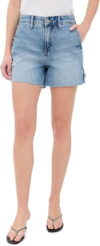 Long Carpenter Shorts in Ecru003 by good american in Saudi Arabia