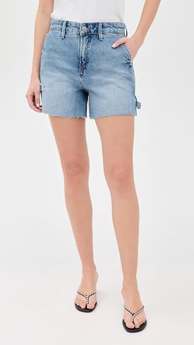 Long Carpenter Shorts in Ecru003 by good american in Saudi Arabia