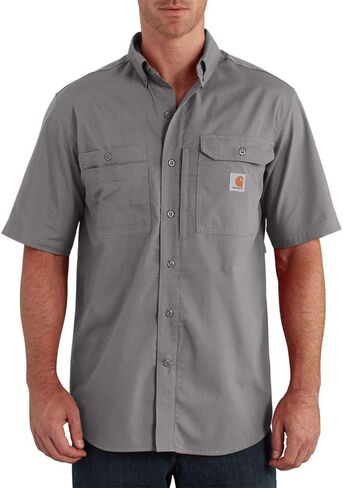 Carhartt Men's Force Relaxed Fit Lightweight Short-Sleeve Shirt 102417 in Kuwait