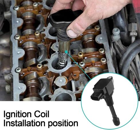 Set Of 4 Ignition Coil Pack & 9029 Spark Plug UF549 5C1753 C1696 L4 1.6L 1.8L 2.5L Compatible with 2007-2019 Nissan in Kuwait