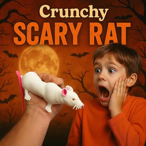 JA-RU Sticky Stretchy Rubber Rat Toys (4 Rats) Squishy Sticky Fidget Toys for Kids. Funny Halloween Pranks, Joke, & Gag Gift. Animal Party Favors Stocking Stuffers Pinata Fillers Easter Egg. 053-4p in Kuwait