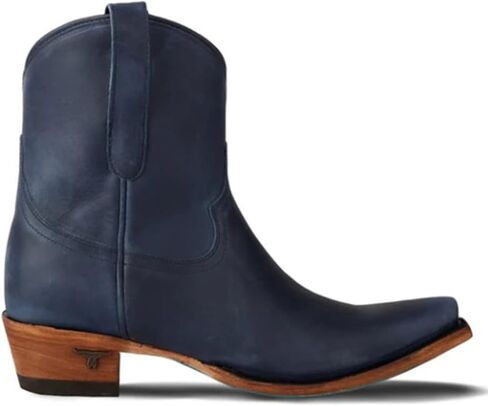 Lane Women's Emma Jane Suede Western Booties Snip Toe - LB0564S 6 1/2 M US Black in Saudi Arabia