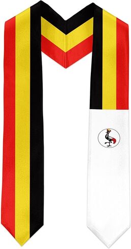 South Korea Flag Graduation Sash Satin Scarf 72" Stole for Abroad Student International Study Class in Kuwait