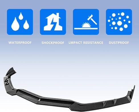 Carbon Fiber Front Bumper Lip Compatible with Corvette C8 2020-2025, Front Splitter Protector Body Kit in Saudi Arabia