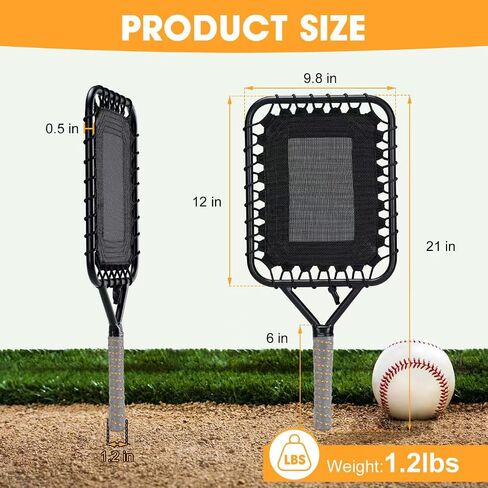 Fungo Racket Baseball for Fly Balls, Grounders, and Line Drives - Baseball and Softball Training Equipment for Coaches and Parents in Saudi Arabia