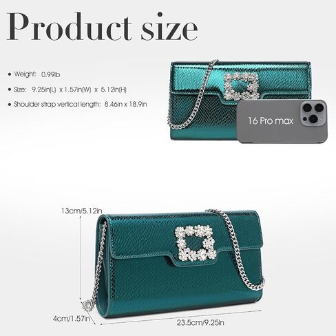 Evening Bag Clutch Purses for Women Elegant Rhinestone Handbags for Formal Wedding Party ＆ Cocktail Prom (Pink) in Saudi Arabia
