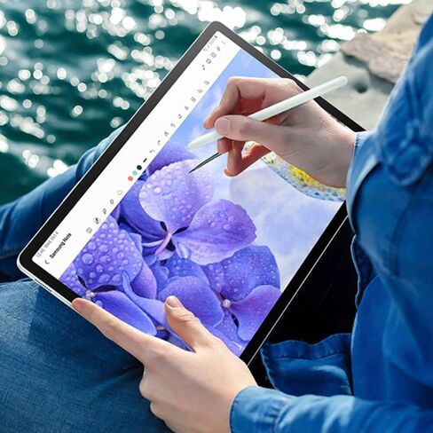 SAMSUNG Galaxy Tab S9 FE+ 12.4" 128GB Android Tablet, IP68 Water- and Dust-Resistant, Long Battery Life, Powerful Processor, S Pen, 8MP Camera, Lightweight Design, US Version, 2023, Lavender (Renewed) in Saudi Arabia