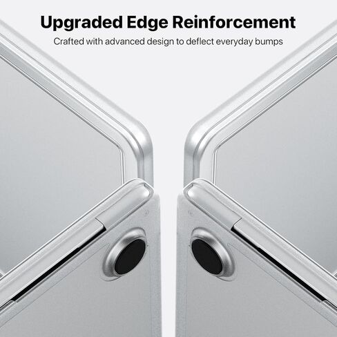 for MacBook Air 13.6 inch Case M3 M2 2024-2022 [Luxe Chroma, Dazzle Boldly] [Outshine Bare Beauty] Protective Hard Shell Cover for MacBook Air 13 inch Case Model A3113 A2681 - Graphite Gray in Kuwait