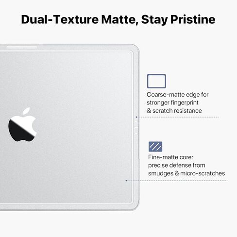 for MacBook Air 13.6 inch Case M3 M2 2024-2022 [Luxe Chroma, Dazzle Boldly] [Outshine Bare Beauty] Protective Hard Shell Cover for MacBook Air 13 inch Case Model A3113 A2681 - Graphite Gray in Kuwait