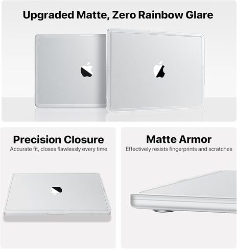 for MacBook Air 13.6 inch Case M3 M2 2024-2022 [Luxe Chroma, Dazzle Boldly] [Outshine Bare Beauty] Protective Hard Shell Cover for MacBook Air 13 inch Case Model A3113 A2681 - Graphite Gray in Kuwait