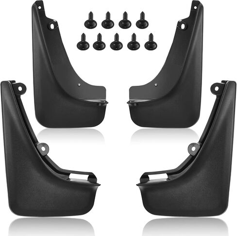 BDFHYK MUD DILAPS SPLASH GRADS MUDGURANS MUDFLAPS متوافقة مع FORD F250 F350 F450 F550 Super Duty بدون Fender Flares (1999-2010) ، الجانب الأمامي والخلفي 4pcs in Kuwait