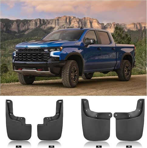 BDFHYK MUD DILAPS SPLASH GRADS MUDGURANS MUDFLAPS متوافقة مع FORD F250 F350 F450 F550 Super Duty بدون Fender Flares (1999-2010) ، الجانب الأمامي والخلفي 4pcs in Kuwait