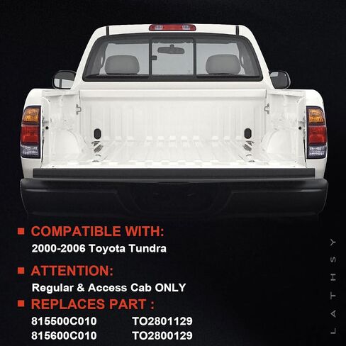 Tail Light Assembly Compatible With 2000 2001 2002 2003 2004 2005 2006 Toyota Tundra Driver and Passsenger Side Taillights Replace 81550-0C010 81560-0C010 in Saudi Arabia